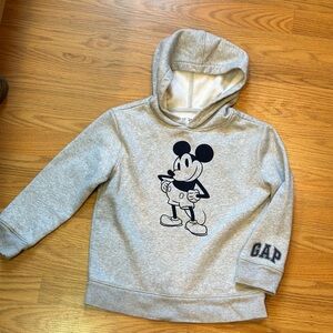 GAP Kids Gray Mickey Mouse Hoodie